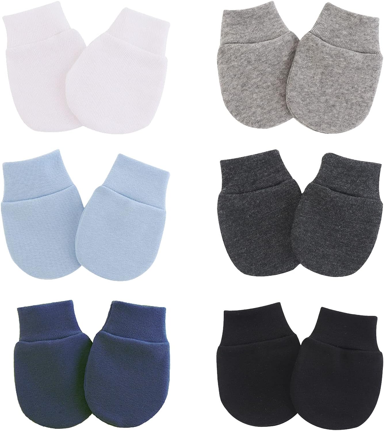Baby Mittens No Scratch Mittens Infant Soft Gloves Mittens for 0-6 Months Boys Girls - Image 1